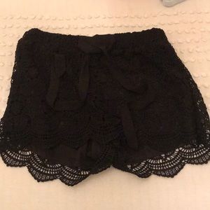 Black shorts